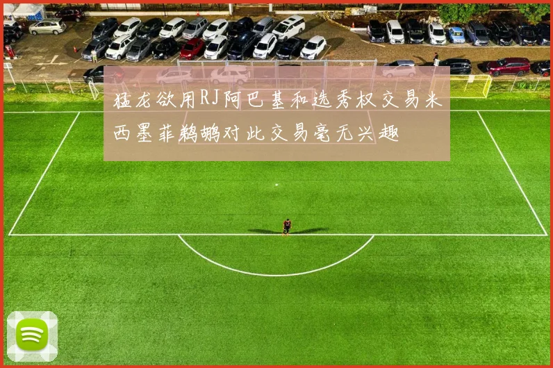 猛龙欲用RJ阿巴基和选秀权交易米西墨菲鹈鹕对此交易毫无兴趣